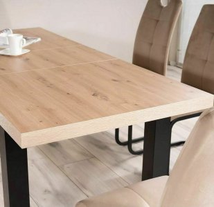 stol rozkladany presto dab artisan czarny