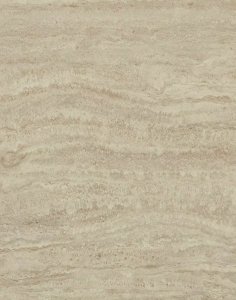 Stół okrągły Rion 90 cm – ceramika Travertine, beż, kaszmir