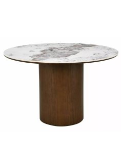 Stół do jadalni z ceramicznym blatem Rondo Ceramic 120 cm