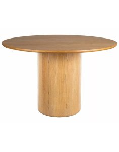 Stół okrągły Rondo 120 cm dąb, okleina naturalna