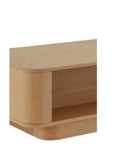 stolik kawowy navan 100 cm, naturalny dąb z praktyczną szufladą