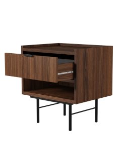stolik nocny edison brown warmia walnut