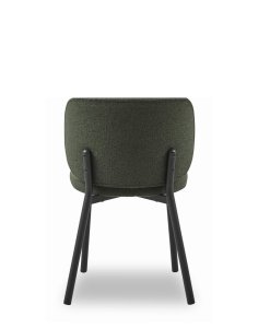 krzesło do jadalni swan (47521002), zielone, boucle
