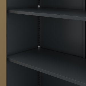 Szafa biurowa metalowa wysoka na dokumenty antracytowa/orzech, 900x1950x400 mm: JAN H Eco Design 17
