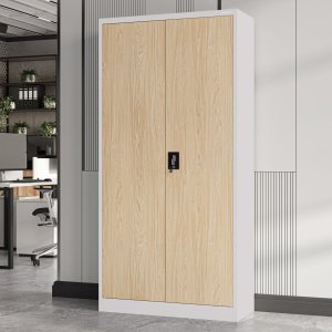 Szafa biurowa na dokumenty z 4 półkami szara/dąb sonoma, 900x1850x400 mm: JAN Eco Design 2