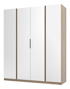 Szafa 4-drzwiowa z lustrami Kaja EV/EV 4 Lustro Dąb Evoke