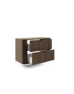 Wisząca szafka łazienkowa Lando 80 cm orzech elegant