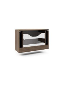 Wisząca szafka łazienkowa Lando 80 cm orzech elegant