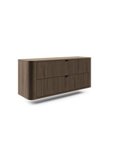 Wisząca szafka łazienkowa Lando 120 cm orzech elegant
