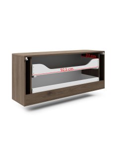 Wisząca szafka łazienkowa Lando 120 cm orzech elegant