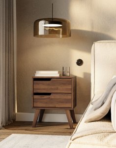 szafka nocna nordelo warmia walnut