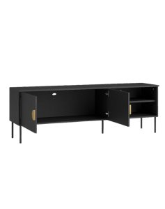 Szafka RTV MOND 08 Czarny 160 cm