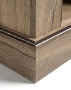 Szafka RTV Antica A-4 142 cm kraft złoty