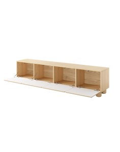 szeroka szafka rtv dąb vicenza lomo f 200 cm
