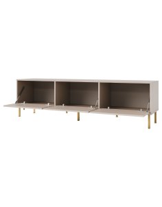szafka rtv tokyo 2 bez piaskowy 180 cm