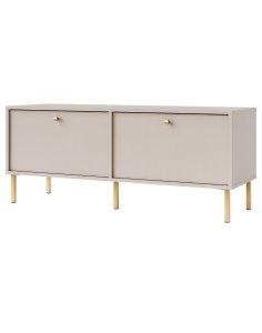 szafka rtv tokyo 2 bez piaskowy 120 cm