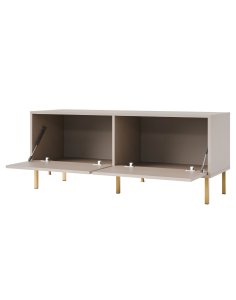 szafka rtv tokyo 2 bez piaskowy 120 cm