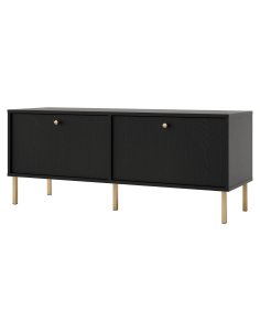 szafka rtv tokyo 2 czarny 120 cm 2k typ 302