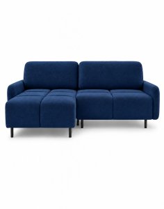 Narożnik Tiko 208 cm lewy granatowy - wysyłka express 24h