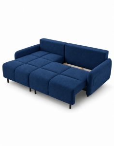 Narożnik Tiko 208 cm lewy granatowy - wysyłka express 24h