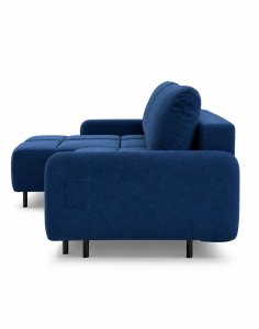 Narożnik Tiko 208 cm lewy granatowy - wysyłka express 24h