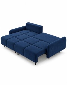 Narożnik Tiko 208 cm lewy granatowy - wysyłka express 24h