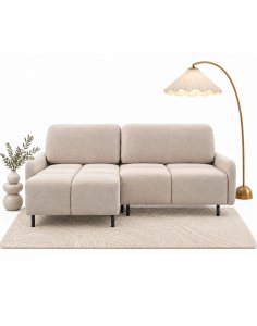 Narożnik Tiko 208 cm lewy beżowy - wysyłka express 24h