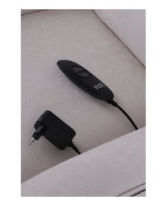 fotel torro z funkcją elektrycznego rozkładania (beżowy)