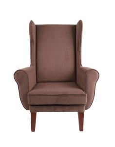 fotel uszak brązowy dream velvet 202.37