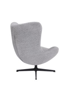 fotel wypoczynkowy velo, design i funkcja obrotowa, szary