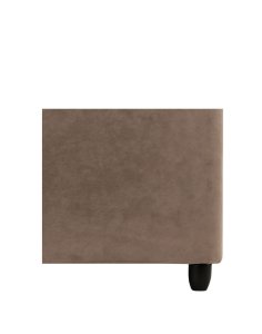 eleganckie łóżko dwuosobowe tapicerowane Venazio z pojemnikiem 160x200, taupe