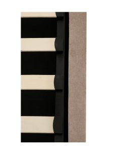 eleganckie łóżko dwuosobowe tapicerowane Venazio z pojemnikiem 160x200, taupe