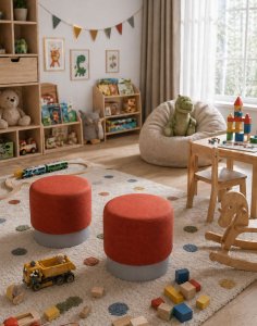 pufa vinci grey round