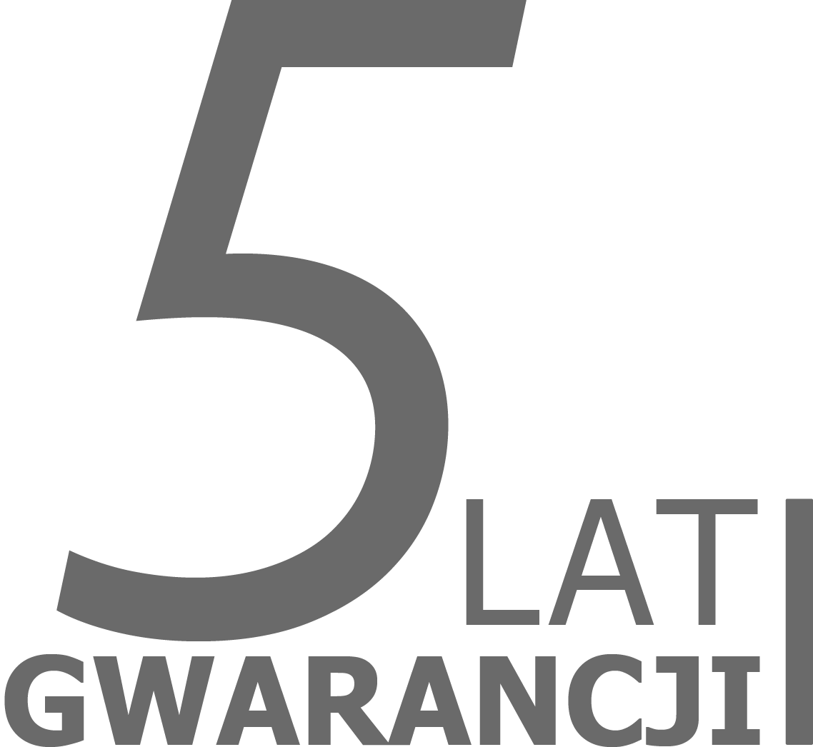 5 lat gwarancji